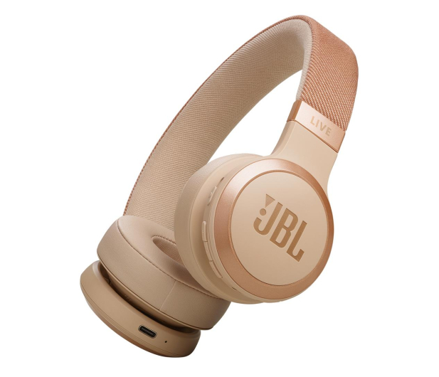 JBL LIVE 670NC Beżowe - 1223695 - zdjęcie